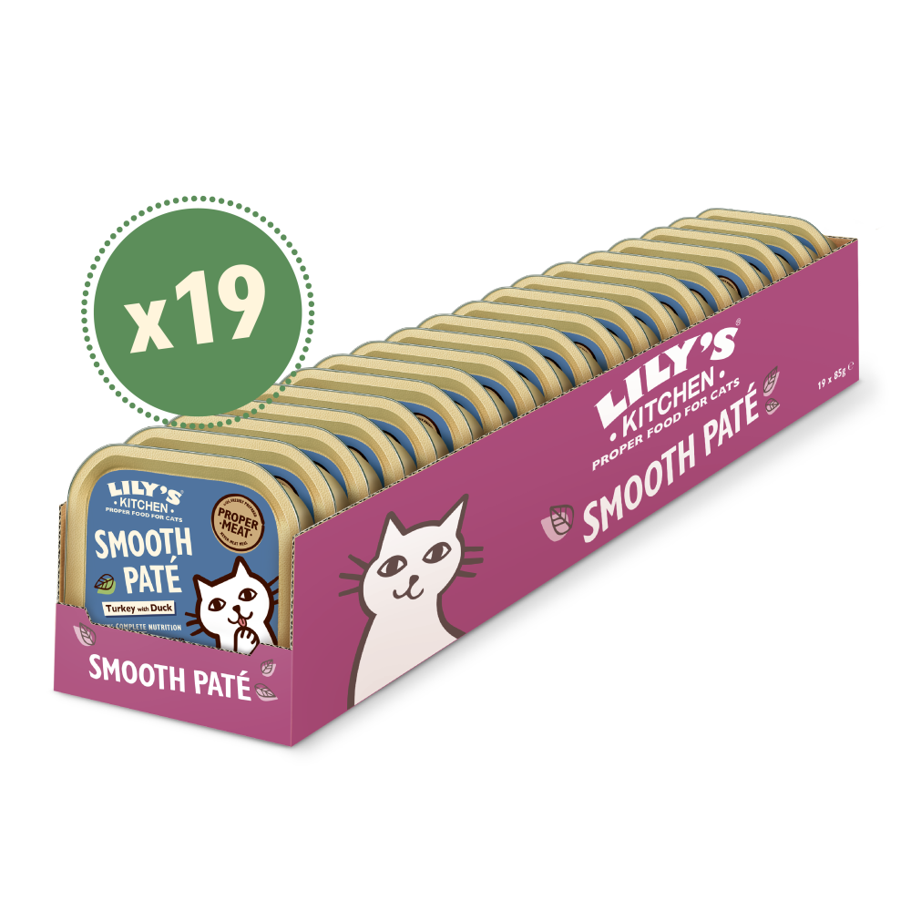 Turkey and Duck Pate for Cats Multipack (19 x 85g) Lily's Kitchen