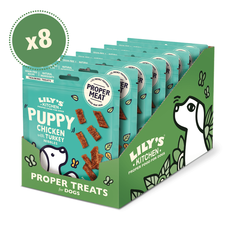 Chicken Treats with Turkey for Puppies (8 x 70g)