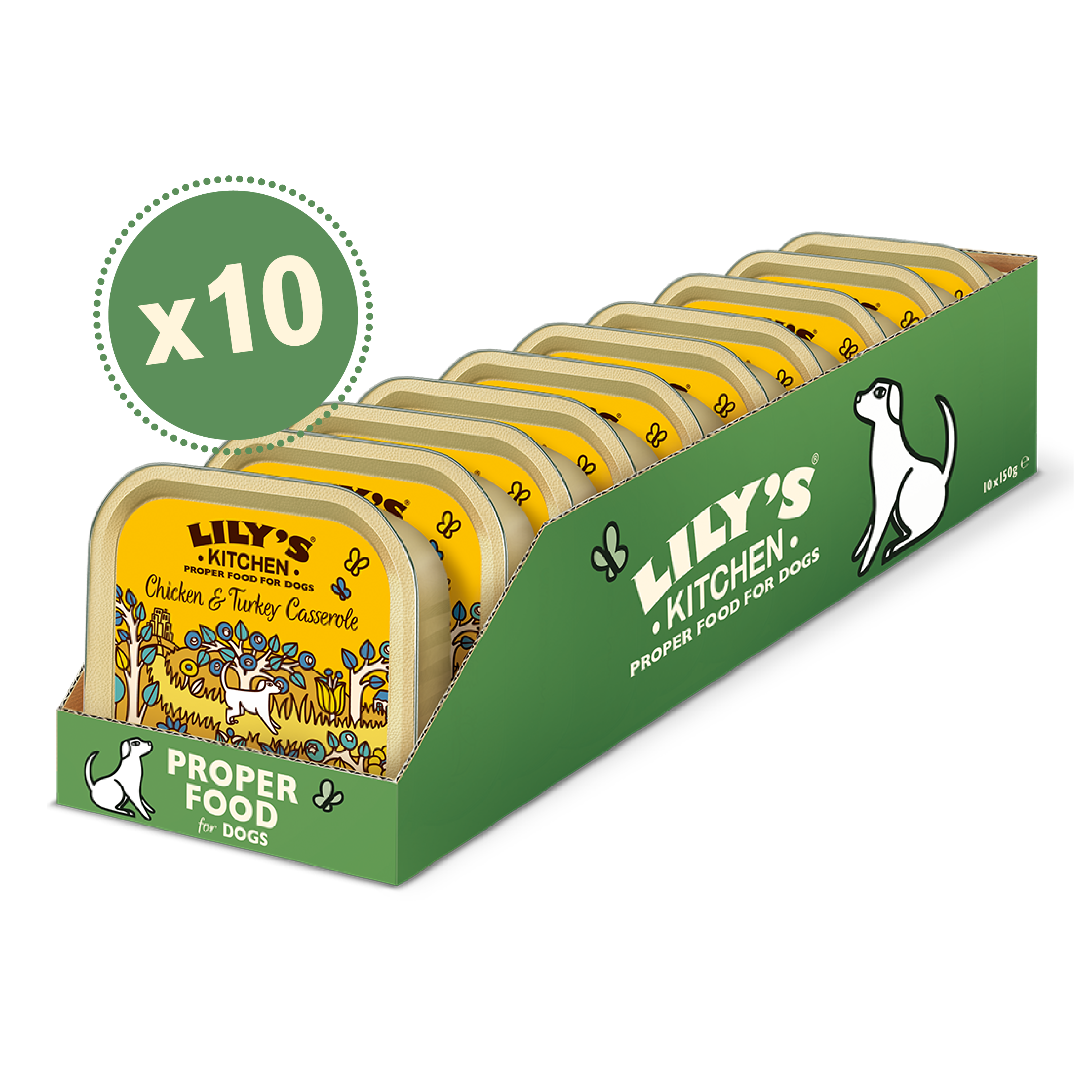 Hühner Schmortopf mit Truthahn (10 x 150g)