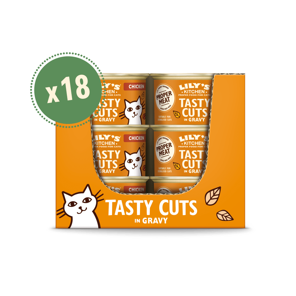 Simply Chicken Tasty Cuts in Gravy Multipack (18 x 85g)