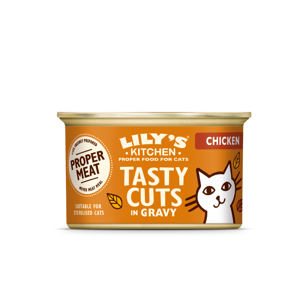 Leckere Hühnchenstücke in Soße (85g)